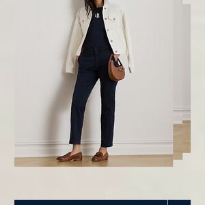 Navy Blue Women’s ankle length Chinos